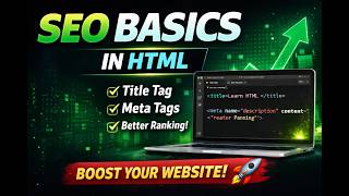 SEO Basics in HTML for Beginners | Title Tag &amp; Meta Tags Explained