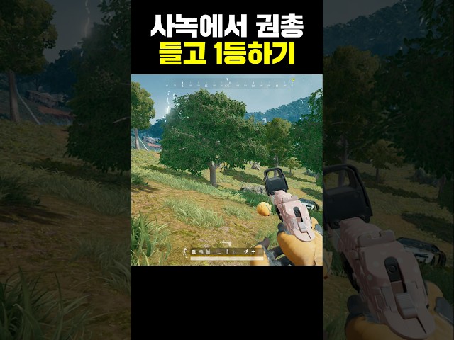 사녹에서 권총만 들고 1등하기