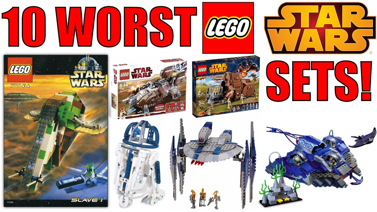 10 WORST LEGO Star Wars Sets EVER MADE 