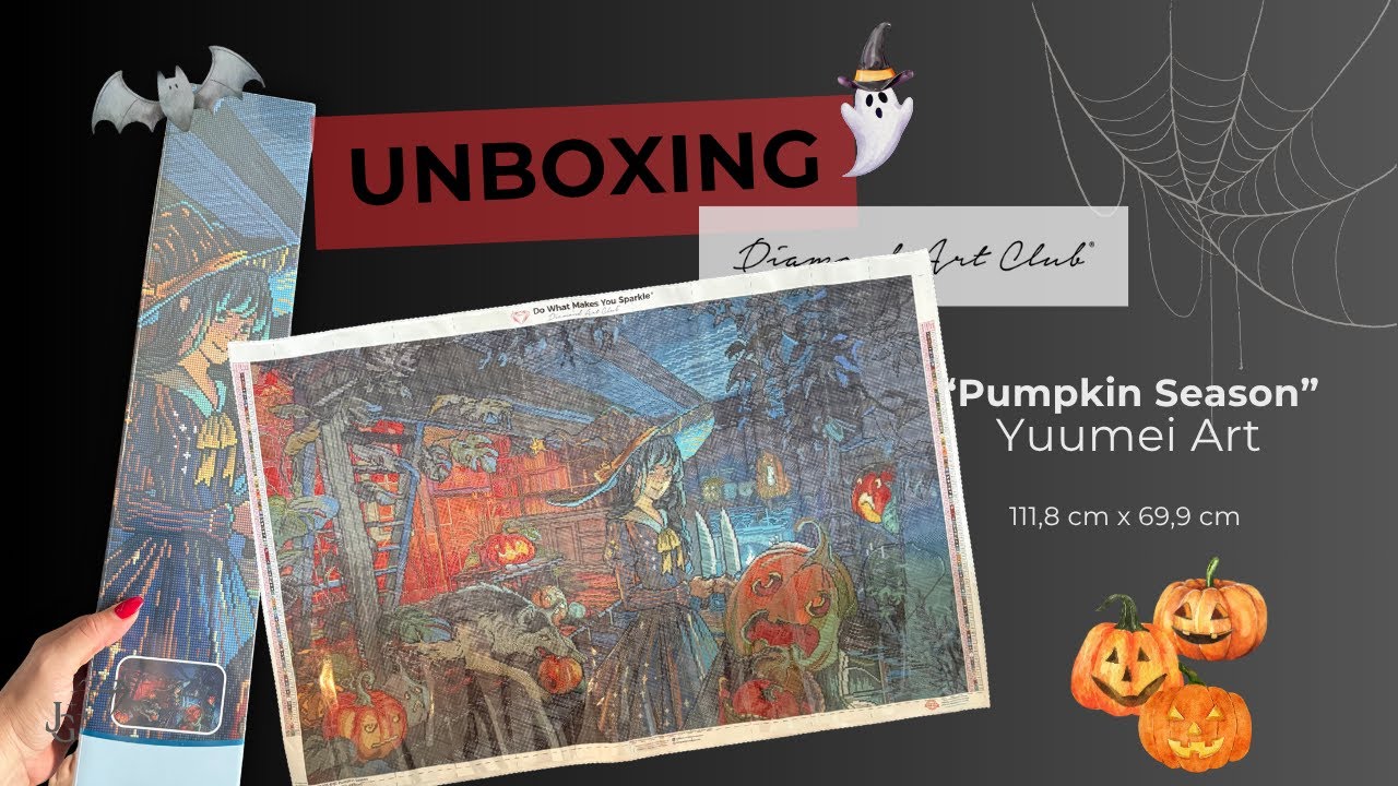 🎃🐺Pumpkin Season by Yuumei Art 💎UNBOXING 💎Diamond Art Club