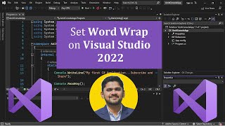 How to Set Word Wrap on Visual Studio 2022