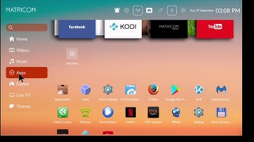 Accessibility Options in Settings on G box Q3 from Matricom
