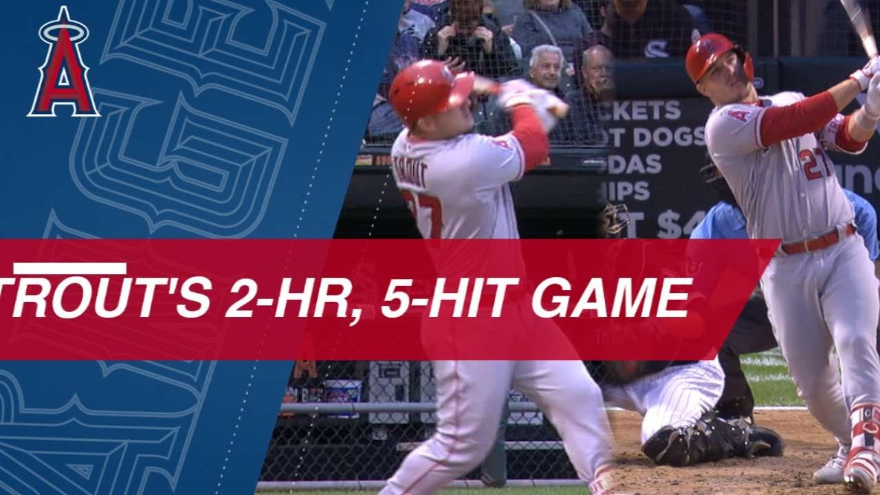 Trout hits 5th HR in 5-game series, Angels beat Mariners