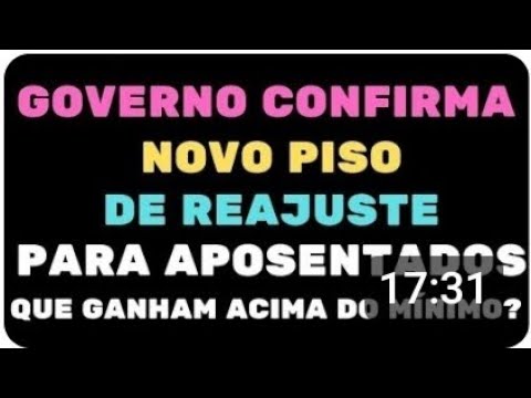 GOVERNO DIVULGA NOVO