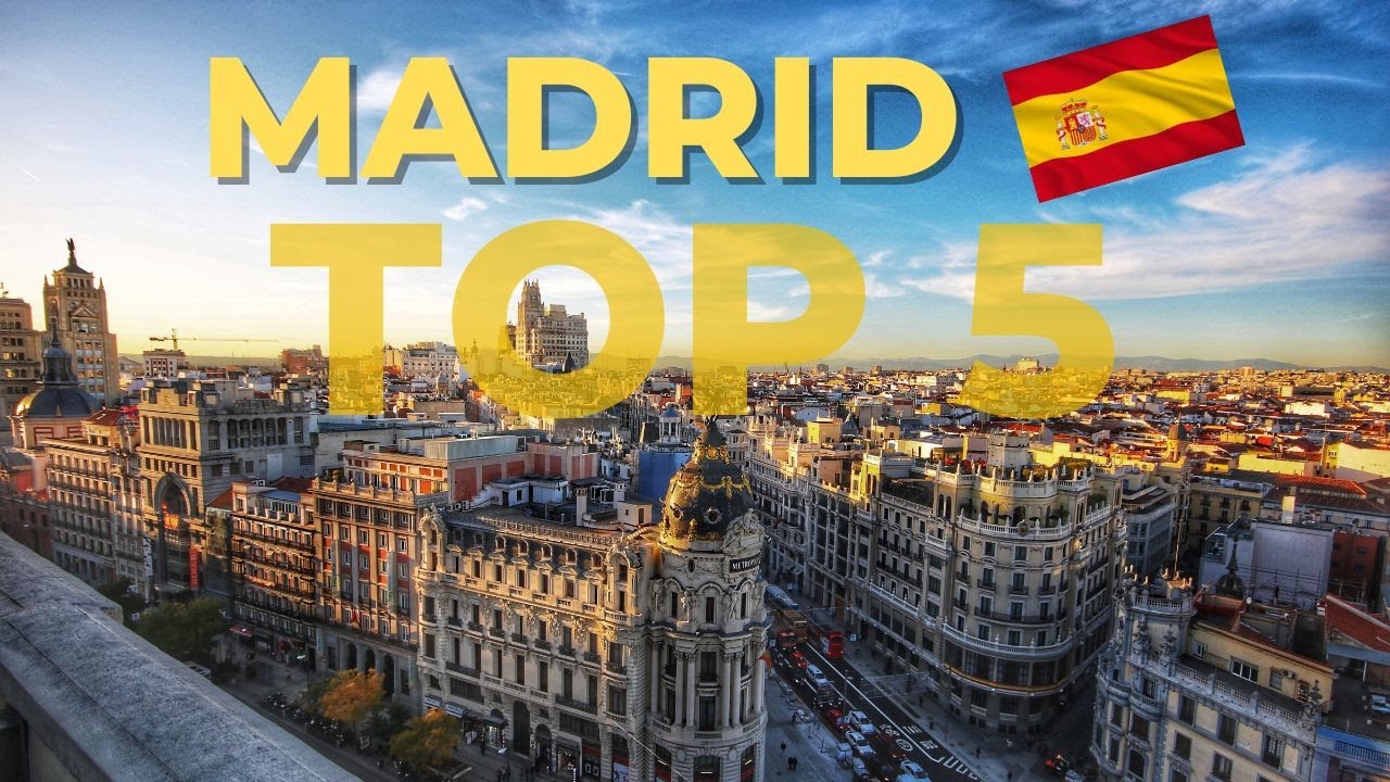 Madrid TOP 5 places. Madrid travel guide (4K)