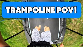Trampoline Flips Pov This Is What I See