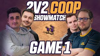 1v1 but Co-Op Showmatch | TheViper & Mbl vs Daut & Hera | Game 1