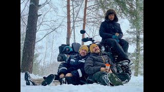 Старый Новый Год на Клязьминском вдхр на квадроцикле x trail club 15.01.22