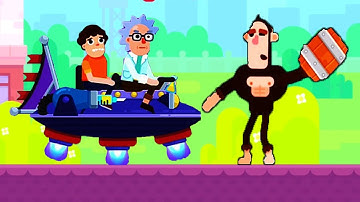 Bowmasters - Mr. Moyer (Donkey Kong) TOURNAMENT & BIRD & APPLES - Gameplay Walkthrough