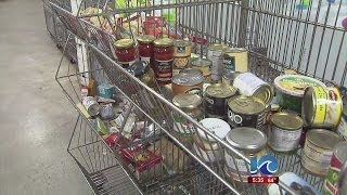 Ava Hurdle reports on impact of shutdown on local foodbank