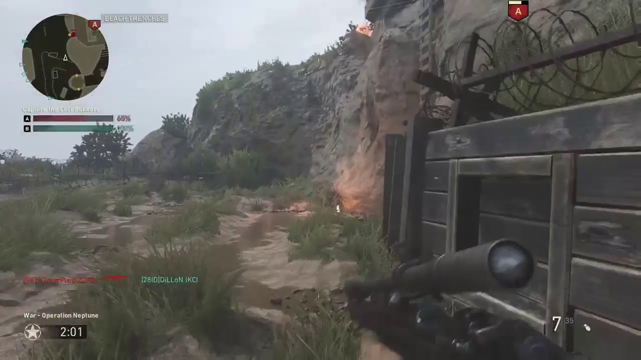 Cleanest Split 5 Man  With Springfield Cod WW2- From The First Day