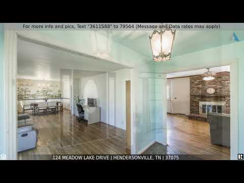 124 Meadow Lake Drive, Hendersonville, TN home video tour