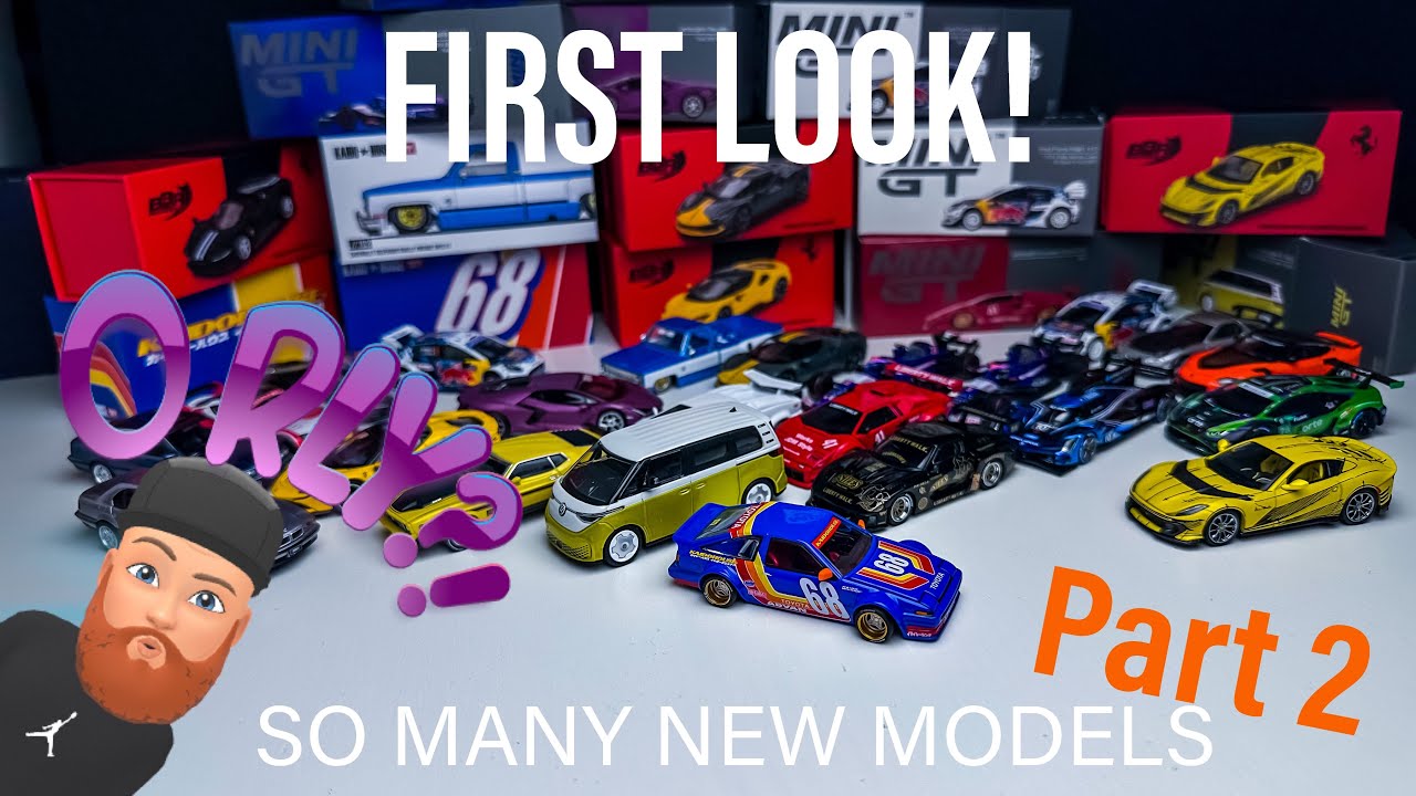 Ещё больше новинок в масштабе 1:64! Mini GT, BBR и Kaido House | Часть 2 - Распаковка и обзор мод...