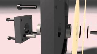 Telsa Turbine Exploded Assembly