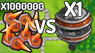 1,000,000 Spikes Pile VS LEAD Bloon