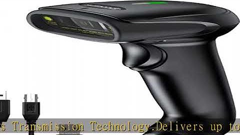 Symcode Wireless Handheld Barcode Scanner Versatile 2-in-1 (2.4Ghz Wireless+USB 2.0 Wired) 328 Feet