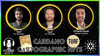 Cardano NFTs | TURF | Cartographic Interactive NFTs | Wall Art