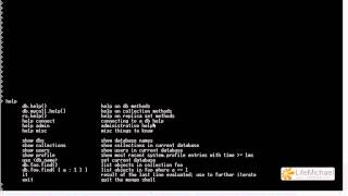 The MongoDB help() Function 1/2