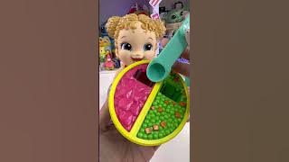 1996 Hasbro Choosy Baby All Gone Food Bowl and Spoon #nostalgia #asmr #shorts