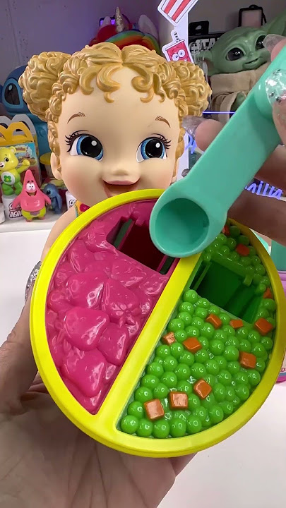 1996 Hasbro Choosy Baby All Gone Food Bowl and Spoon #nostalgia #asmr #shorts