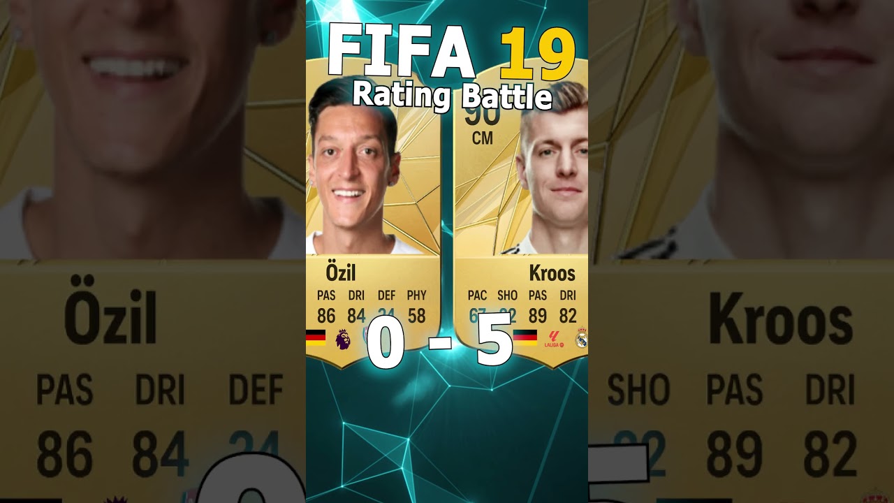 OZIL VS KROOS RATING BATTLE 