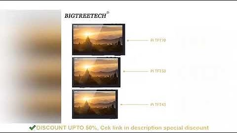 BIGTREETECH BTT PITFT50 TFT43 TFT70 DSI Capacitive Touch Screen Raspberry Pi LCD Display 3D Printer