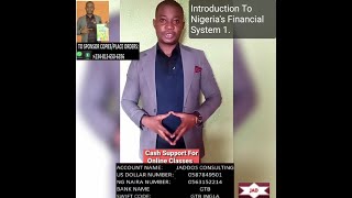 Nigeria's Financial System Part 1 (An Introduction)