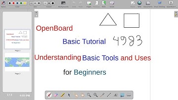 OpenBoard (White Board Software) Basic Tutorial | Basic guide to use Open Board for Beginners