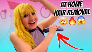 How to remove UNWANTED hair at Home 😱 ( Game Changer) #ulikehairremoval