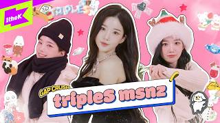 Download Lagu 🎄메리 트리플에스~ 🎁해피 미소녀즈~!❄️｜tripleS msnz｜Christmas Alone｜내돌의 온도차｜GAP CRUSH MP3