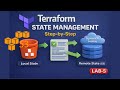 Terraform State Management Explained | Local vs Remote State with S3 &amp; DynamoDB Locking | Lab-5.1
