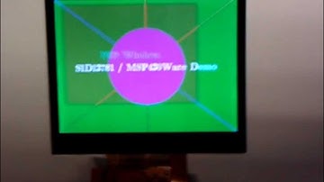 MSP430 S5U13781R00C10M LCD Controller BoosterPack Demo