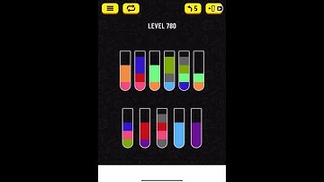 water sort puzzle level 780