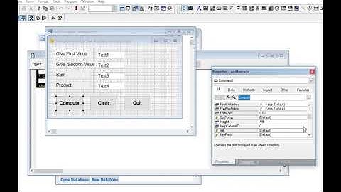 Sum and Product of Two Numbers in Visual FoxPro