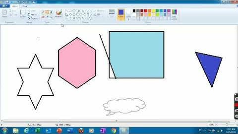 Practical of MS Paint (part - 3) for Class 1