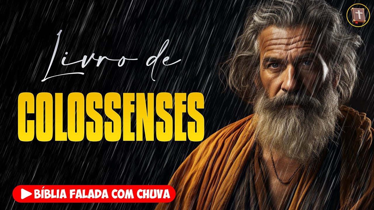 ✝️ COLOSSENSES - Novo Testamento [Bíblia a Mensagem] 🌧️ Bíblia Falada com Chuva 👉 51