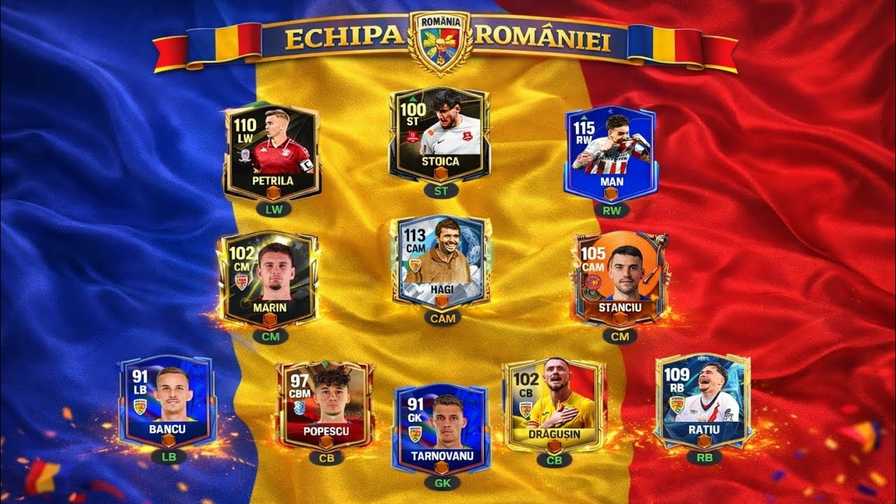 Prima zi din 2026 cu echipa României în FC Mobile! 🇷🇴⚽