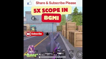 5X Scope Pubg and bgmi Game | #scope #bgmi #gaming #pubgfunny #funny #noobqueen|Bot Queen Gaming