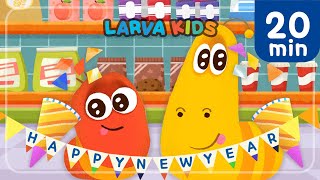 [20min+]  Going to Market and More! | Popular Compilation | Kids Nurseryrhyme | LarvaKids Official