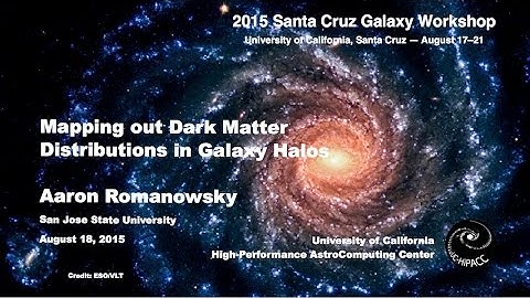 Mapping out Dark Matter Distributions in Galaxy Halos - Aaron Romanowsky