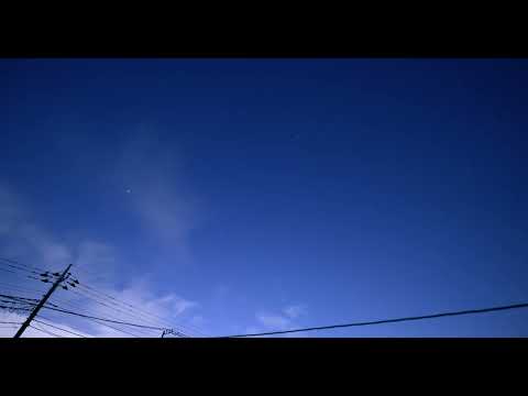 11月の星空タイムラプス