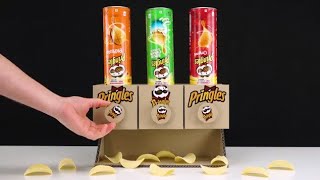 DIY Amazing Pringles Dispenser at Home