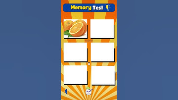 🔥 Memory Test Challenge! 🍊🍌 Can You Remember Where the Fruits Are? 🤯