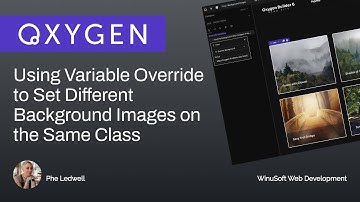 Oxygen Builder 6: Using Variable Override to Set Different BackgroundImages on the Same Class