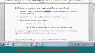 SAT Writing & Language Question - Inappropriate Shift in Verb Tense & Mood