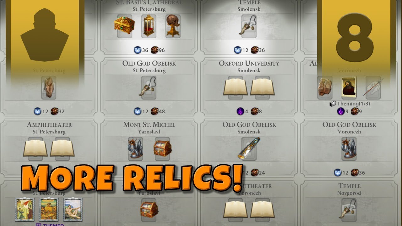 Civ 6 How To Get Relics Civ 6 Deity Culture Victory Attempt - Is This Enough Relics Yet? - Part
