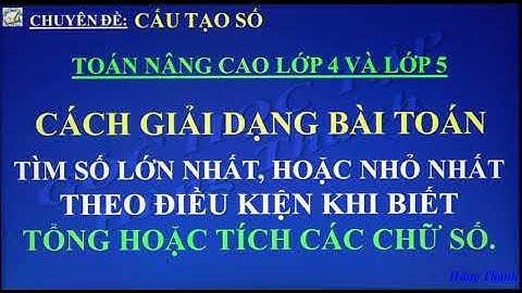 Bài toán tìm số lớn số bé lớp 5 năm 2024