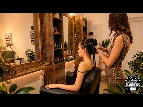 Lush Tranquility ASMR Massage by Barber Lady Adel for Girls