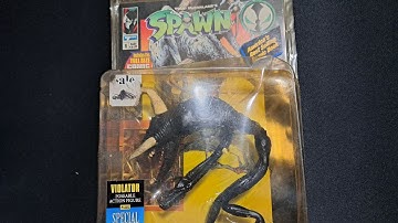 mcfarlane toys spawn black violator unboxing retro review