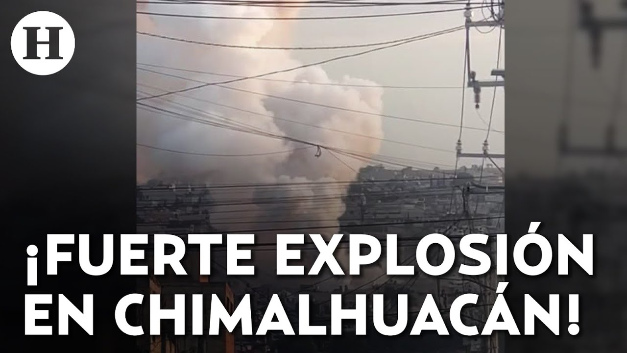 ¡Explosión en Chimalhuacán! Al menos 6 personas heridas tras explosión de taller clandestino